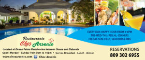 Chez Arsenio Restaurant Ocean Palms Residencies Cabarete Sosua