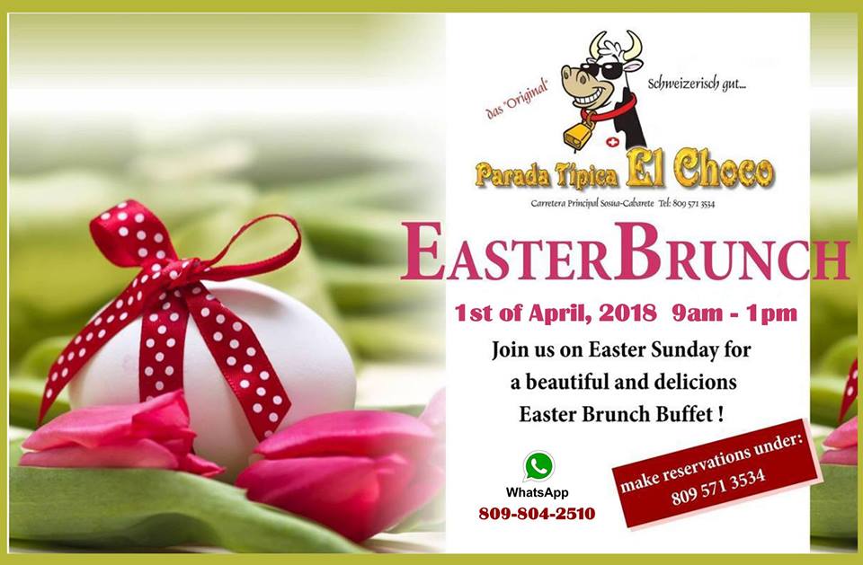 Easter Brunch at Parada Tipica El Choco April 1