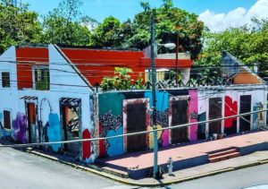 Former La Roca Restaurant now is an Art project