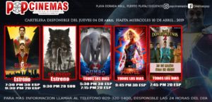 pop cinemas playa dorada