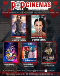 Pop Cinemas - this week movies at Playa Dorada Puerto Plata
