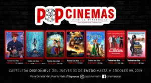 Pop Cinemas - this week movies at Playa Dorada Puerto Plata