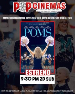 Pop Cinemas - this week movies at Playa Dorada Puerto Plata