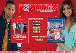 Pop Cinemas - this week movies at Playa Dorada Puerto Plata