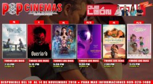 Pop Cinemas - this week movies at Playa Dorada