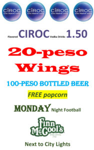 Finn McCool's Irish Pub presents Football Mondays