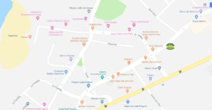 map of Finn McCool's Irish Pub