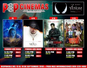 Pop Cinemas - this week movies at Playa Dorada Puerto Plata