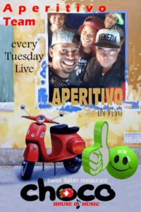 Aperitivo with Live Music every Tuesday, Parada Tipica El Choco