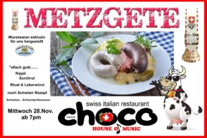 Metzgete - Pork Feast - at Parada Tipica El Choco, Nov 28
