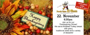 Thanksgiving Dinner at Parada Tipica El Choco, Nov 22