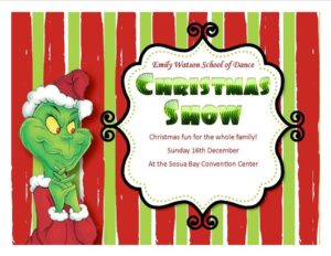 Christmas Show from 'Emily Watson School of Dance', December 16