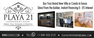 Playa 21 Properties new Villas and Condos for sale Sosua Cabarete Dominican Republic