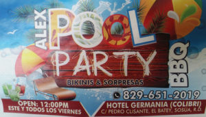 Pool Party at Hotel Germania (Colibri) Sosua every Friday