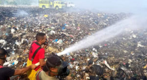 Fire at burning Sosua garbage dump put out after three days