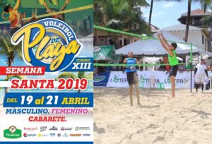 Volleyball tournament during Semana Santa