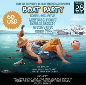 Boat Party with DJ's, April 28th, buy tickets