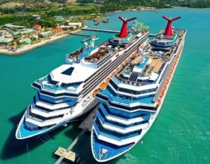 Carnival Cruise ship Company suspends operations at Maimon Amber Cove terminal