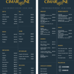 Menu Chocolateria Cimarone