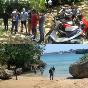 People detained for bathing in the rivers and beaches of Puerto Plata region despite the restrictions