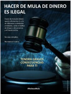 Puerto Plata Prosecutor's Office alerts about a new criminal modality called "Money Mule"