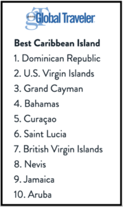 Global Traveler recognizes elite travel in the Dominican Republic