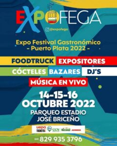 Festival Gastronomico Puerto Plata 2022, October 14 - 16