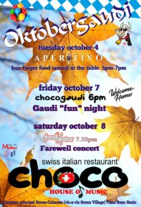 Octoberfest at Parada Tipica El Choco October 4 -8
