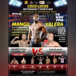 Live Boxing Event at Coco Loco's Bar in Sosua November 10th