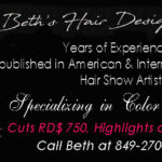 Beth’s Hair Design American hairdresser in Sosua