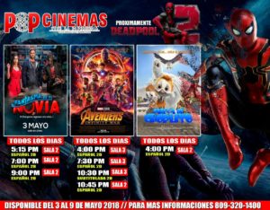 movies may 3-9 playa dorada