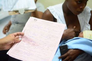 Mainly Haitian children registered in the Foreigners’ Book
